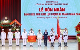 Thủ tướng Lê Minh Hưng trao danh hiệu Anh hùng tặng Công an Hải Phòng