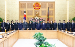 Thủ tướng Chính phủ Phạm Minh Chính tiếp Thủ tướng Hàn Quốc Han Duck Soo