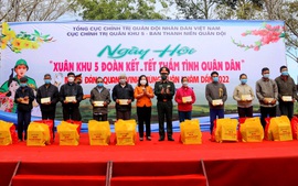 Xuân Khu 5 đoàn kết - Tết thắm tình quân dân