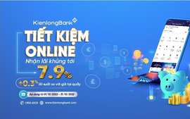 Gửi tiết kiệm online tại KienlongBank lãi suất ưu đãi đến 7,9%