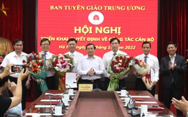 Ban Tuyên giáo Trung ương công bố quyết định bổ nhiệm nhân sự mới