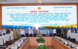 Ban Tuyên giáo Tỉnh ủy và UBND tỉnh Thừa Thiên Huế ký kết chương trình phối hợp công tác