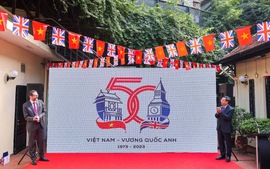 Công bố logo chính thức kỷ niệm 50 năm quan hệ ngoại giao Vương quốc Anh-Việt Nam