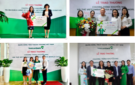 Giải thưởng giá trị đã được trao tặng cho chủ thẻ quốc tế Vietcombank