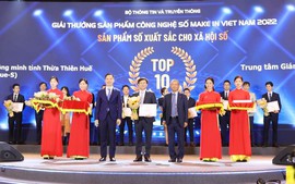 Nền tảng Hue-S đạt giải thưởng sản phẩm số xuất sắc cho xã hội số