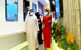 Nhà Triển lãm Việt Nam gây ấn tượng với Quốc vương Dubai 