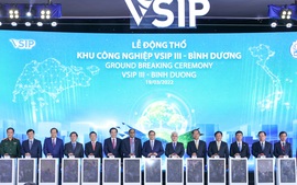 Chùm ảnh: Thủ tướng dự lễ khởi công KCN Việt Nam-Singapore