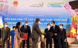 Việt Nam là điểm đến đầu tiên của hoạt động hợp tác kinh tế, thương mại Pháp ngữ