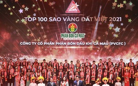 Phân bón Cà Mau lần thứ tư nhận giải thưởng Sao Vàng Đất Việt