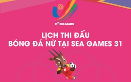SEA Games 31: Lịch thi đấu bóng đá Nữ