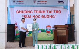 EVNGENCO3 tài trợ hơn 118.000 hộp sữa cho học sinh tỉnh Bình Thuận