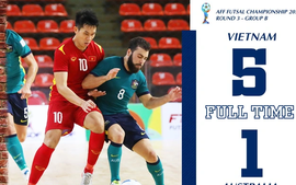 Đội tuyển Futsal Việt Nam vào bán kết Giải vô địch Đông Nam Á