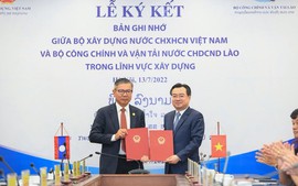 Việt Nam-Lào ký Biên bản ghi nhớ trong lĩnh vực xây dựng