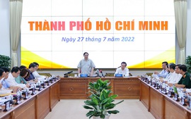Thủ tướng Phạm Minh Chính làm việc với lãnh đạo TPHCM