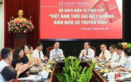 Ra mắt bộ sách điện tử 'Việt Nam thời đại Hồ Chí Minh - Biên niên sử truyền hình'