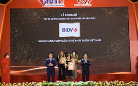 BIDV nằm trong Top 10 doanh nghiệp lớn nhất Việt Nam