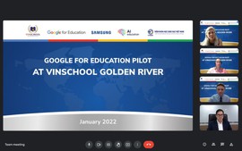 Samsung cộng tác với Google và Vinschool nâng cao chất lượng dạy và học 
