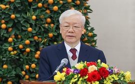 Tổng Bí thư Nguyễn Phú Trọng chúc Tết lãnh đạo, nguyên lãnh đạo Đảng, Nhà nước nhân dịp Xuân Quý Mão