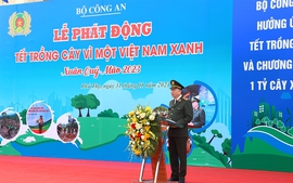 Bộ Công an phát động Tết trồng cây vì một Việt Nam xanh