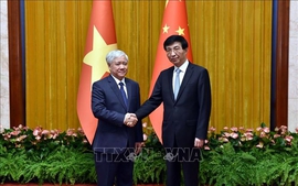 Chủ tịch Ủy ban Trung ương MTTQ Việt Nam gửi thư chúc mừng Chủ tịch Chính hiệp Toàn quốc Trung Quốc