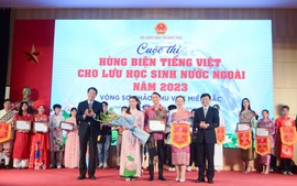 Lưu học sinh nước ngoài tại 65 trường ĐH tranh tài hùng biện tiếng Việt