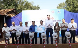 Trưởng Ban Tuyên giáo Trung ương dự Lễ khởi công xây dựng nhà tình nghĩa tại Tây Ninh