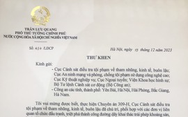 Phó Thủ tướng gửi Thư khen việc triệt phá thành công đường dây khai thác trái phép khoáng sản