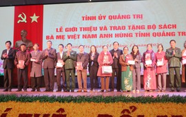 Ra mắt bộ sách viết về 'Bà mẹ Việt Nam anh hùng tỉnh Quảng Trị'
