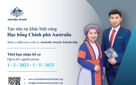 Thông báo Học bổng chính phủ Australia năm 2023 cho công dân Việt Nam