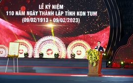 Thường trực Ban Bí thư dự Lễ kỷ niệm 110 năm thành lập tỉnh Kon Tum