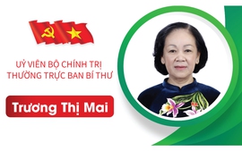 Infographics: Tiểu sử Thường trực Ban Bí thư Trương Thị Mai