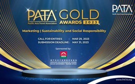 Giải thưởng “PATA Gold Award 2023” vinh danh các điểm đến hàng đầu về du lịch khu vực châu Á Thái Bình Dương