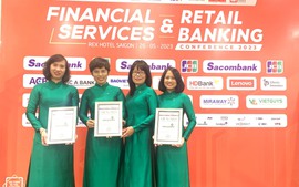 Vietcombank nhận 3 giải thưởng tại Diễn đàn Ngân hàng bán lẻ Việt Nam 2023