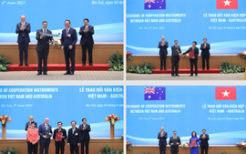Việt Nam - Australia trao đổi nhiều văn kiện hợp tác quan trọng và khai trương 2 đường bay thẳng mới