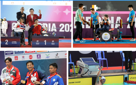 Bảng tổng sắp huy chương ASEAN Para Games 12: Đoàn Việt Nam giành thêm 11 HCV