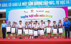 Ngày hội sắc màu 'Thiếu nhi Việt Nam làm nghìn việc tốt'