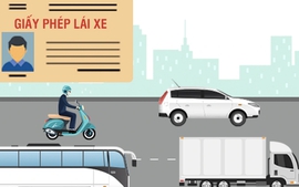 Infographics: Giấy phép lái xe gồm những hạng nào theo dự thảo Luật Trật tự, an toàn giao thông?