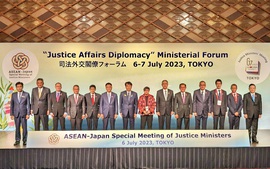 Lần đầu tiên thiết lập cơ chế hợp tác tư pháp ASEAN - Nhật Bản cấp Bộ trưởng Tư pháp