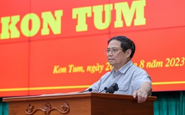 Thủ tướng Chính phủ làm việc với Ban Thường vụ Tỉnh ủy Kon Tum