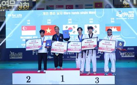 Việt Nam đoạt 2 huy chương tại Cuộc thi Võ thuật quốc tế tại Hàn Quốc