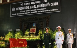 Tổ chức trọng thể Lễ tang cấp cao Thượng tướng Nguyễn Chí Vịnh, nguyên Thứ trưởng Bộ Quốc phòng