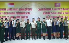 Tăng cường hợp tác giữa lực lượng sĩ quan trẻ Quân đội nhân dân Việt Nam và quân đội Singapore