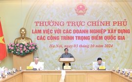 Thường trực Chính phủ làm việc với các doanh nghiệp xây dựng các công trình trọng điểm quốc gia