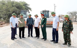 Thái Nguyên: Đẩy nhanh tiến độ thi công dự án đường liên kết vùng