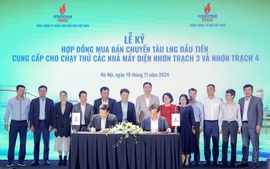 PV GAS và PV Power ký hợp đồng mua bán chuyến tàu LNG đầu tiên cung cấp cho chạy thử các nhà máy điện