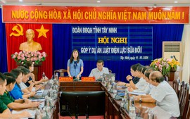 Đoàn đại biểu Quốc hội Tây Ninh làm việc với EVNSPC về góp ý dự thảo Luật Điện lực