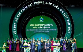 BIDV được vinh danh 'Thương hiệu quốc gia' 2024