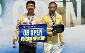 Quang Dương lần đầu vô địch giải pickleball tại Việt Nam