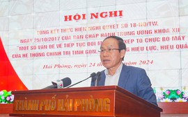 HẢI PHÒNG: KHẨN TRƯƠNG TINH GỌN BỘ MÁY, TINH GIẢN BIÊN CHẾ, QUY TỤ HIỀN TÀI, PHẤN ĐẤU TĂNG TRƯỞNG KHOẢNG 15%