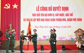 Thành lập Ban CHQS quận Thuận Hóa, quận Phú Xuân thuộc Bộ CHQS thành phố Huế